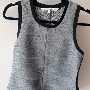 Rachel Roy scuba-type sleeveless top with round collar